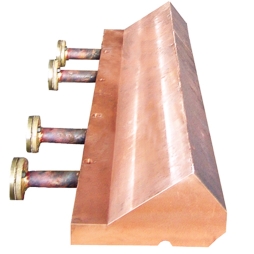 350 ton tilting furnace arch-foot copper water jacket