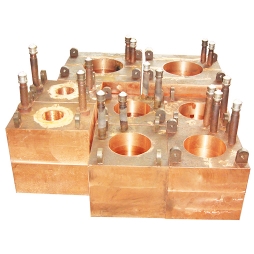 Flash furnace Point check hole copper water sleeve