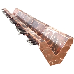 Flash furnace launder