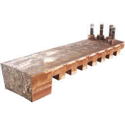 Flue Tooth-type Water Jacket of Rotary Blow Furnace